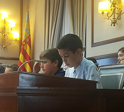 Los niños se convierten en alcades por un día
