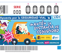 Cupones de la Once con mensaje